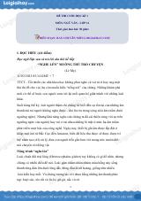 Đề thi học kì 1 Văn 11 Chân trời sáng tạo - Đề số 7